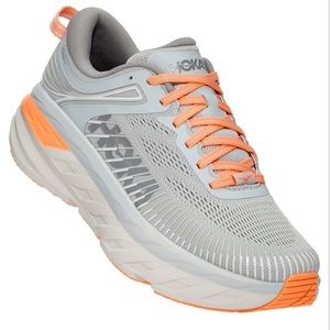 Hoka One One Women’s Bondi 7 Harbor Mist/Sharkskin Size 7.5 Wide